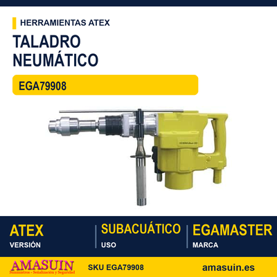 Taladro Neumático Percutor Subacuático ATEX 79908 1 Taladro Neumático Percutor Subacuático ATEX 79908