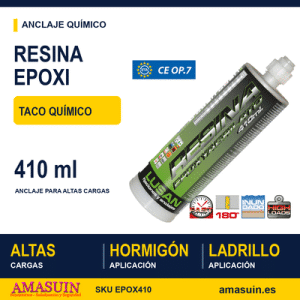 Taco Químico Resina Epoxi 410ml.