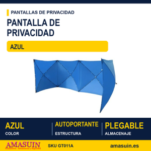 Pantalla de Privacidad Azul