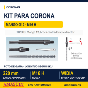 Kit Corona Mango12220 RoscaM16H.