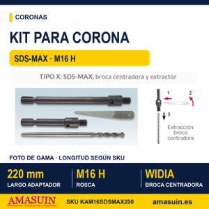 Kit Corona MangoSDSMAX220 RoscaM16H.