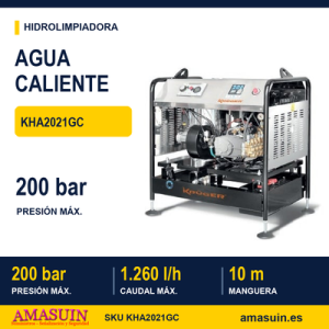 Hidrolimpiadora KHA2021GC Autónoma Agua Caliente