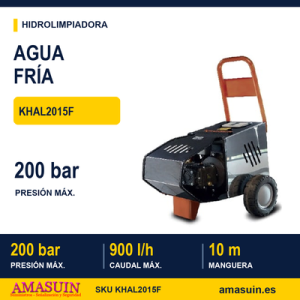 Hidrolimpiadora KHAL2015F a Presión Agua Fría