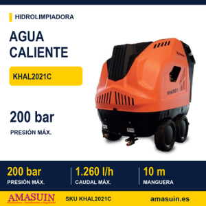 Hidrolimpiadora KHAL2021C Agua Caliente