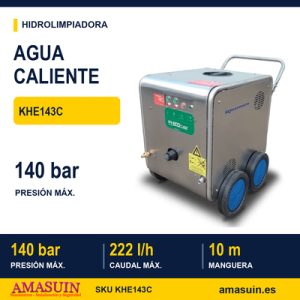 Hidrolimpiadora KHE143C a Presión Agua Caliente