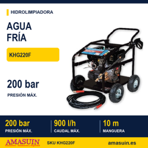 Hidrolimpiadora KHG220F Autónoma Agua Fría