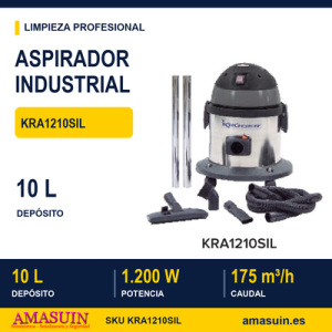 Aspirador KRA1210SIL para Polvo