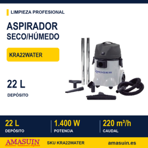 Aspirador KRA22WATER para Polvo y Líquidos