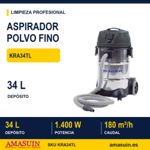 Aspirador KRA34TL Telecontrol Polvo Fino