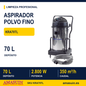 Aspirador KRA70TL Telecontrol Polvo Fino