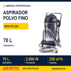 Aspirador KRA70TLEN Telecontrol Polvo Fino