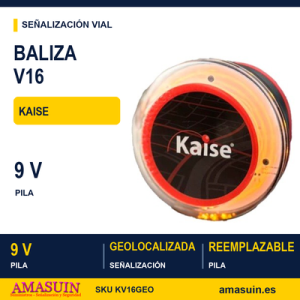 Luz Emergencia o Baliza V16 Geolocalizada