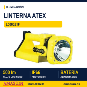 Linterna ATEX Adalit L-5000 Z1 F a Batería