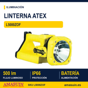 Linterna ATEX Adalit L-5000 ZO F a Batería