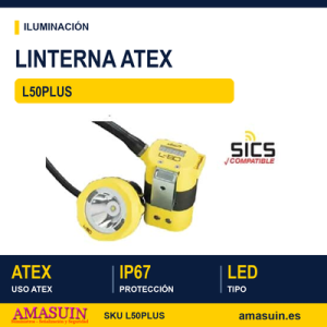 Linterna ATEX de Casco Adalit L-50 Plus