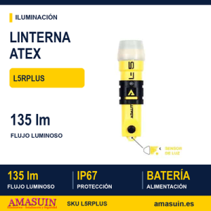 Linterna ATEX Adalit L-5R Plus a Batería