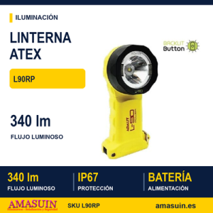 Linterna ATEX Adalit L-90R Power a Batería