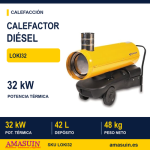 Calefactor Aire Caliente LOKI32 a Gasoil
