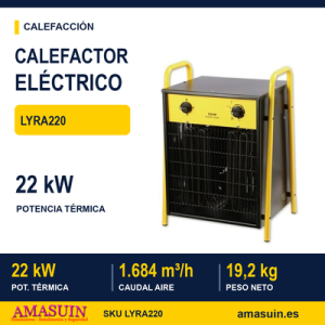 Calefactor Eléctrico LYRA220 de 22kW
