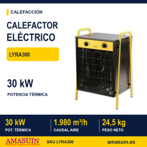 Calefactor Eléctrico LYRA300 de 30kW