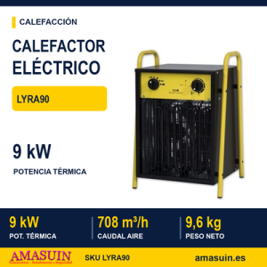 Calefactor Eléctrico LYRA90 de 9kW