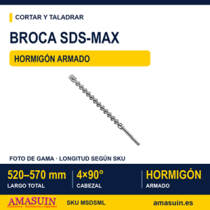 Broca SDS-Max Larga.