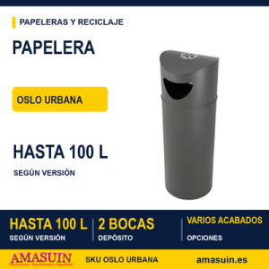 Papelera Oslo Urbana