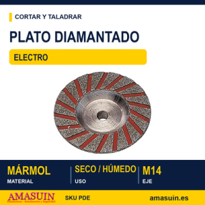Plato Diamantado Electro.