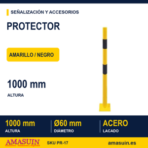 Protector PR17 60x1000mm Amarillo Negro