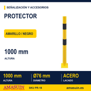 Protector PR18 76x1000mm Amarillo Negro