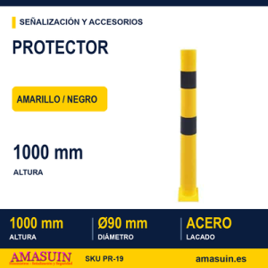 Protector PR19 90x1000mm Amarillo Negro