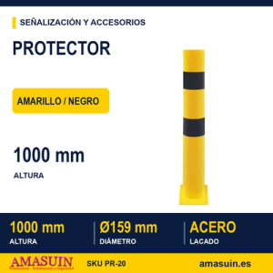Protector PR20 159x1000mm Amarillo Negro