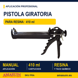 Pistola Giratoria para Resina.