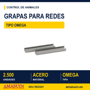 Grapas Especiales para Redes 2500 Unidades