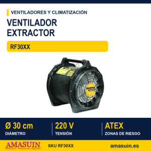 Ventilador Extractor 220V ATEX Ø30cm RF30XX