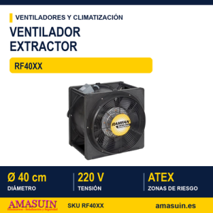 Ventilador Extractor 220V ATEX Ø40cm RF40XX