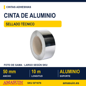 Cinta de Aluminio de 50mmx10m