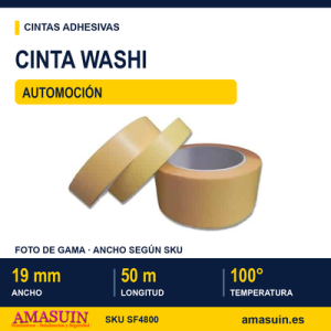 Cinta Washi 19mmx50m 100 Grados