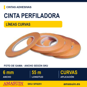 Cinta Perfiladora de 6mmx55m