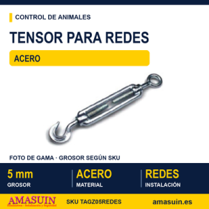 Tensor Acero 5mm para Redes