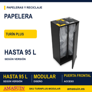 Papelera Turín Plus