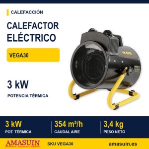 Calefactor Eléctrico VEGA30 de 3kW