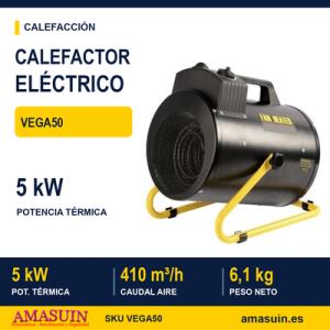 Calefactor Eléctrico VEGA50 de 5kW