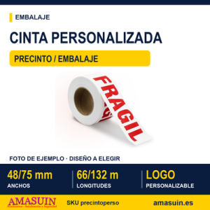 Cinta Precinto o Embalaje Personalizada.