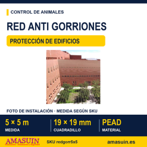 Red Anti Gorriones 5x5 Metros.