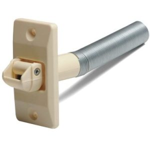 Polea orientable con muelle - BLISTER POLEA ORIENTABLE DE PLÁSTICO MARFIL