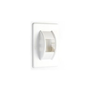 Carcasa de plástico blanco para polea pasacintas - CARCASA PLASTICO BLANCA