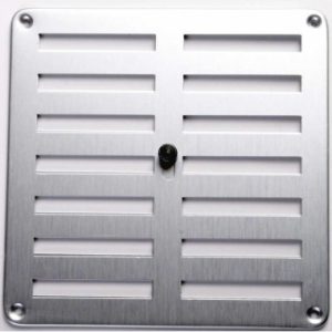 Rejilla de aluminio con regulación - REJILLA 17 X 19 REGULABLE PLATA