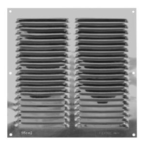 Rejilla inoxidable con mosquitera - REJILLA 17 X 17 INOXIDABLE