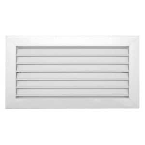 Rejilla de lamas fijas - REJILLA DE LAMAS FIJAS 30 X 15 CM BLANCA